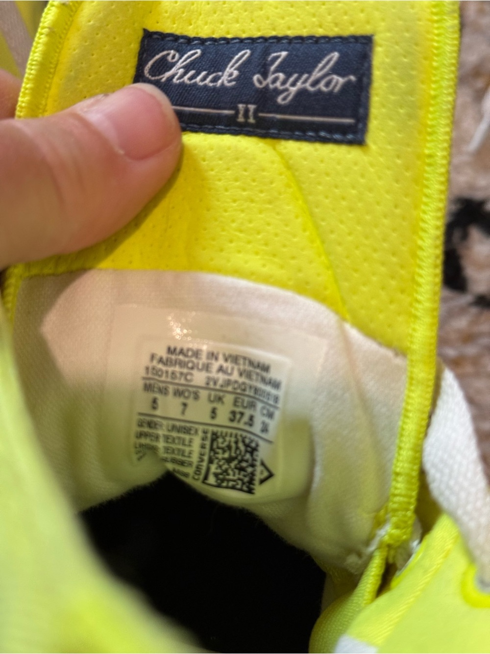 Chuck Taylor II Neon Yellow Slip-On Shoe